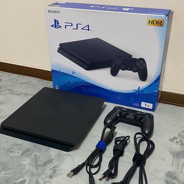 PlayStation4 ジェット・ブラック 1TB プレステ4 動作確認済み