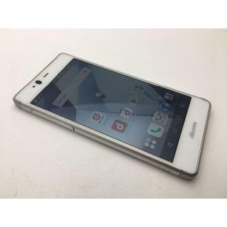 フジツウ(富士通)のSIMフリー arrows SV F-03H ホワイト◆美品◆ 473(スマートフォン本体)