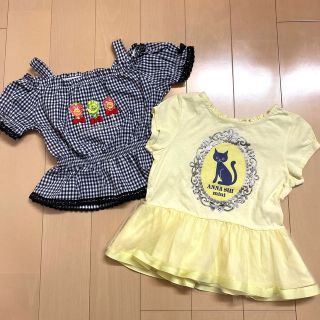 メゾピアノ(mezzo piano)の【ご専用】メゾ＆ANNA SUI 110【美品】♡2点♡(Tシャツ/カットソー)