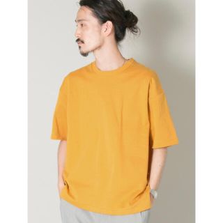 アーバンリサーチ(URBAN RESEARCH)のポンチルーズTシャツ URBAN RESEARCH イエロー(Tシャツ/カットソー(半袖/袖なし))