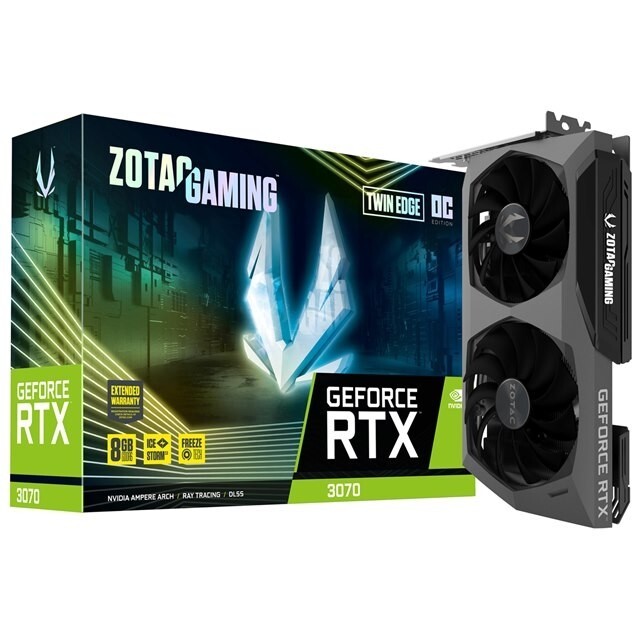 新品 ZOTAC GeForce RTX 3070 TWIN EDGE OC