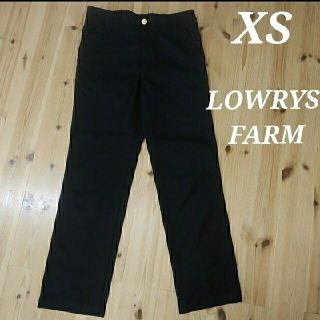 ローリーズファーム(LOWRYS FARM)のローリーズファーム　レディース XS  黒ズボン(その他)