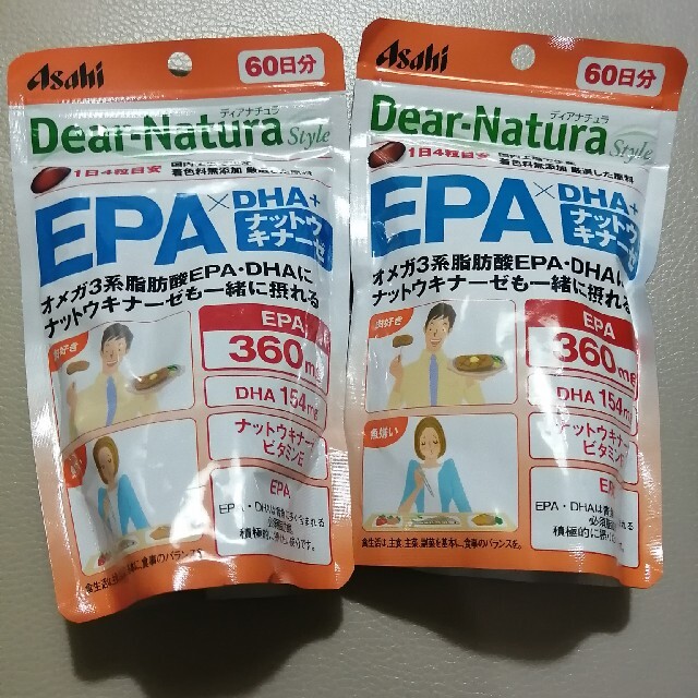 ディアナチュラスタイル EPA*DHA ナットウキナーゼ 60日分 240粒