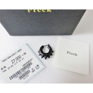 定価2.9万 新品 Preek SPIKE HOOP EARRING ピアスの通販 by green's ...