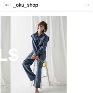 ザラ(ZARA)のOKu’ ステッチジャンプスーツ(オールインワン)