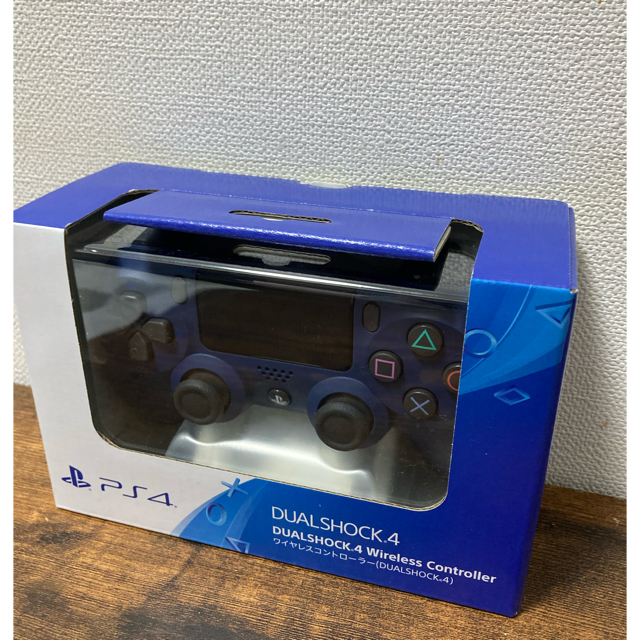 【新品未開封】ソニー　PS4 純正 コントローラー ミッドナイト・ブルーSONY