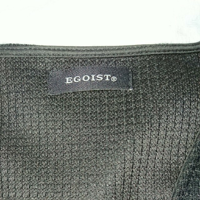 EGOIST(エゴイスト)のEGOIST 黒ワンピース レディースのワンピース(ひざ丈ワンピース)の商品写真