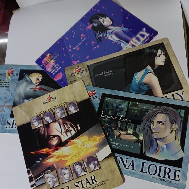 FF8 カード(ハガキ)5枚 スコール、リノア、サーファー、ラグナ、他の