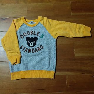 ダブルビー(DOUBLE.B)のDOUBLE.B　STANDARDトレーナー　100(Tシャツ/カットソー)