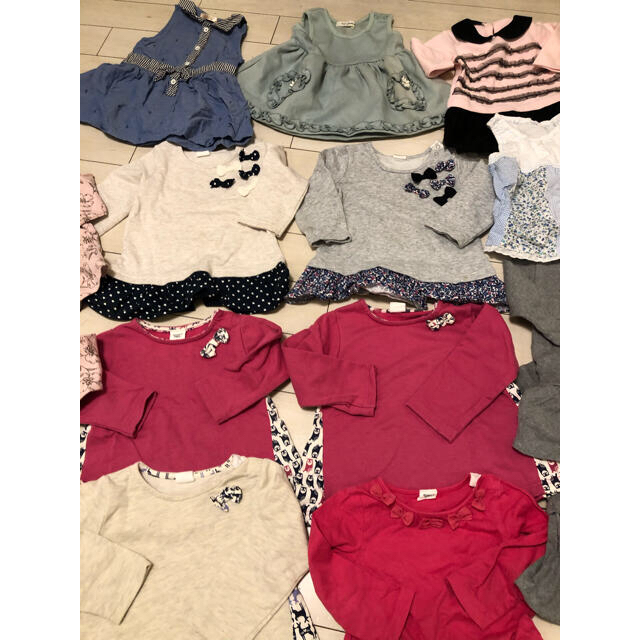 3個セット・送料無料 女の子 まとめ売り 50点以上 90 95 年子 双子 ベビー - 通販 - motelparati.com.br