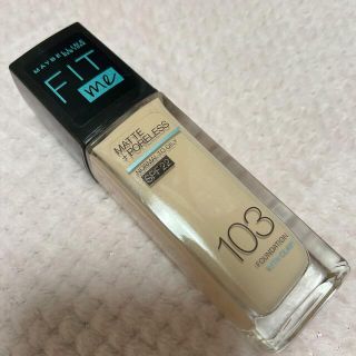 メイベリン(MAYBELLINE)のメイベリン　フィットミー　リキッドファンデーションR  103(ファンデーション)