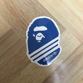 アベイシングエイプ(A BATHING APE)のアベイシングエイプ　ステッカー　アディダス(ノベルティグッズ)