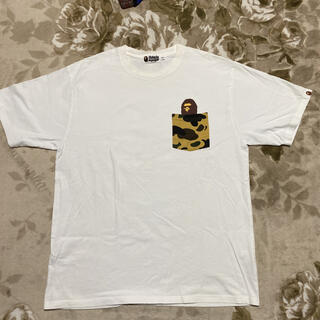 アベイシングエイプ(A BATHING APE)のAPE BAPE KAWS 1st camo 迷彩　ポケt Tシャツ 2XL(Tシャツ/カットソー(半袖/袖なし))