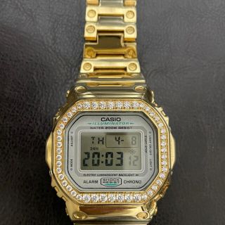 ジーショック(G-SHOCK)のG-SHOCK カスタム　ゴールドジルコニア(腕時計(デジタル))