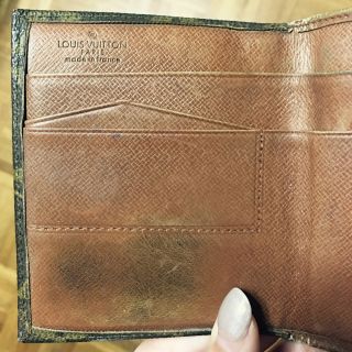 ルイヴィトン(LOUIS VUITTON)のルイヴィトン モノグラム 財布 Ｗホック 正規品 本物 2つ折り (折り財布)