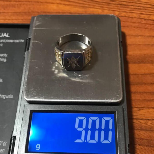 pt900 印台　リング　ダイヤモンド0.51ct  9g 16号 2