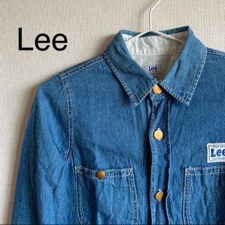 リー(Lee)のLee リー デニムワンピース シャツワンピース　S(ひざ丈ワンピース)