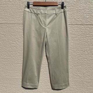 エムプルミエ(M-premier)の新品　M-PREMIER エムプルミエ　クロップドパンツ　ベージュ　34(クロップドパンツ)