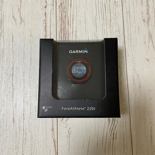 ガーミン(GARMIN)のジャンク品！GARMIN ForeAthlete220J ブラックレッド (腕時計(デジタル))