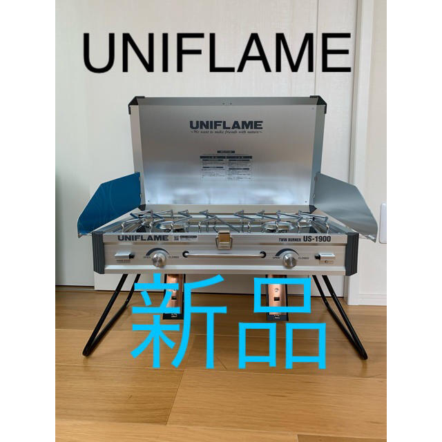 UNIFLAME ツインバーナー　キャンプ　ガスコンロ　焚き火　キッチンスポーツ/アウトドア