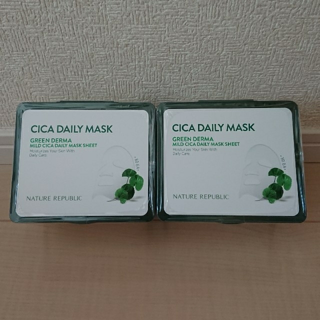 NATURE REPUBLIC(ネイチャーリパブリック)の【新品】ネイチャーリパブリック シカデイリーマスクシート  30枚×2箱  コスメ/美容のスキンケア/基礎化粧品(パック/フェイスマスク)の商品写真