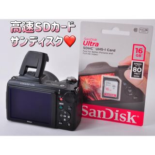 Nikon - 【SDカードリーダー付き】❤匿名配送❤ニコンL110❤ネオ一眼