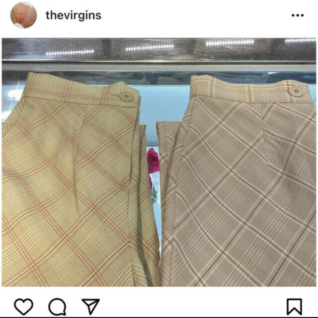 新品 thevirgins フラワーメッシュパンツ ベージュ