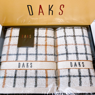 ダックス(DAKS)の【新品未使用】DAKS フェイスタオル&ウォッシュタオルセット(タオル/バス用品)