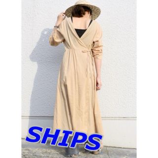 シップス(SHIPS)の＊SALE！新品未使用♪ SHIPS コットンカシュクール2wayワンピース＊(ロングワンピース/マキシワンピース)