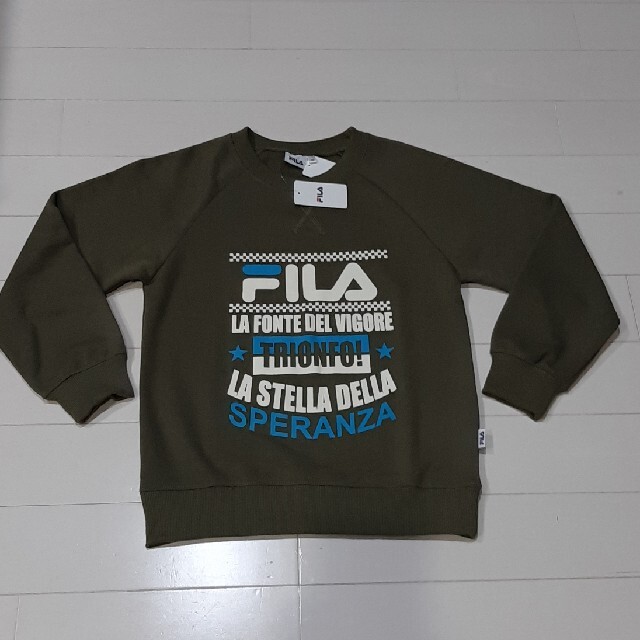 FILA(フィラ)のFILAトレーナー新品150 キッズ/ベビー/マタニティのキッズ服男の子用(90cm~)(Tシャツ/カットソー)の商品写真