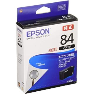 EPSON エプソン 純正 インクカートリッジ ブラック ICBK84(オフィス用品一般)