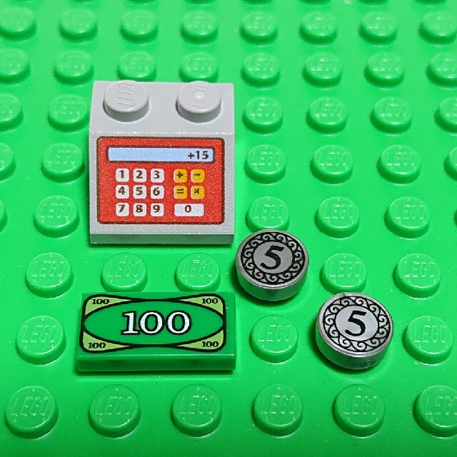 Lego(レゴ)の【新品】LEGO レジスター＆キャッシュ お店屋さん レゴ ミニフィグアイテム エンタメ/ホビーのエンタメ その他(その他)の商品写真