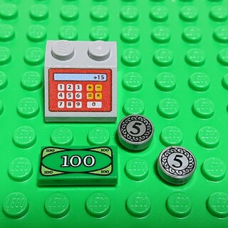 レゴ(Lego)の【新品】LEGO レジスター＆キャッシュ お店屋さん レゴ ミニフィグアイテム(その他)