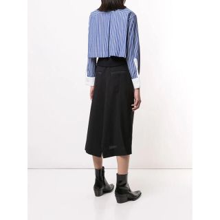 sacai - sacai 2020AW ストライプ ワンピース シャツドレスの通販 by ...