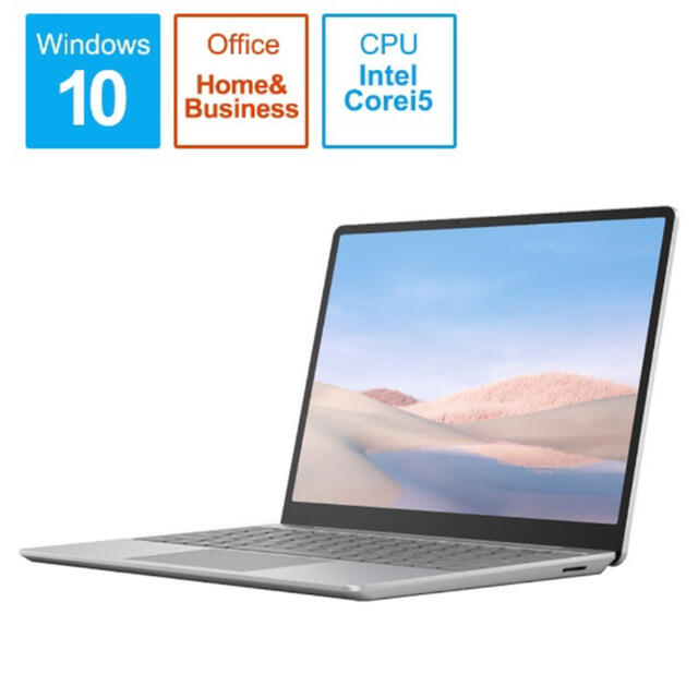 Microsoft(マイクロソフト)のSurface Laptop Go i5  THH-00034 office付 スマホ/家電/カメラのPC/タブレット(ノートPC)の商品写真
