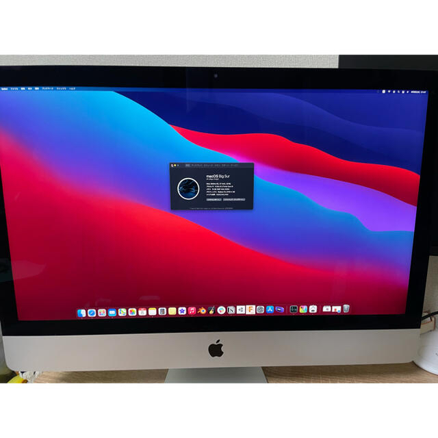 【美品】iMac 2019 5K 27inch SSD256GB メモリ16GB