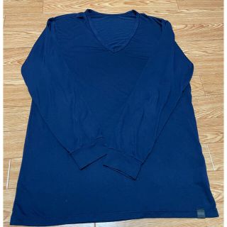 ユニクロ(UNIQLO)のユニクロ ヒートテックVネックシャツ L(Tシャツ/カットソー(七分/長袖))