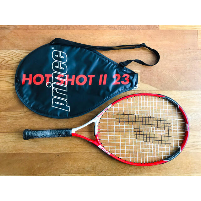 Prince(プリンス)の【美品】プリンス『HOT SHOT Ⅱ 23／ホットショット』軽量／ジュニア用 スポーツ/アウトドアのテニス(ラケット)の商品写真