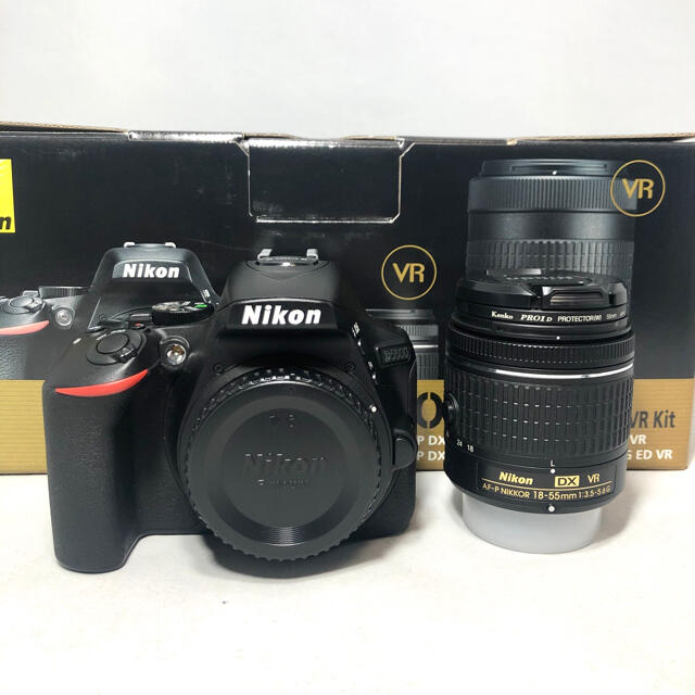 Nikon(ニコン)のNikon D5600 AF-P18-55レンズKIT 5234ショット美品 スマホ/家電/カメラのカメラ(デジタル一眼)の商品写真