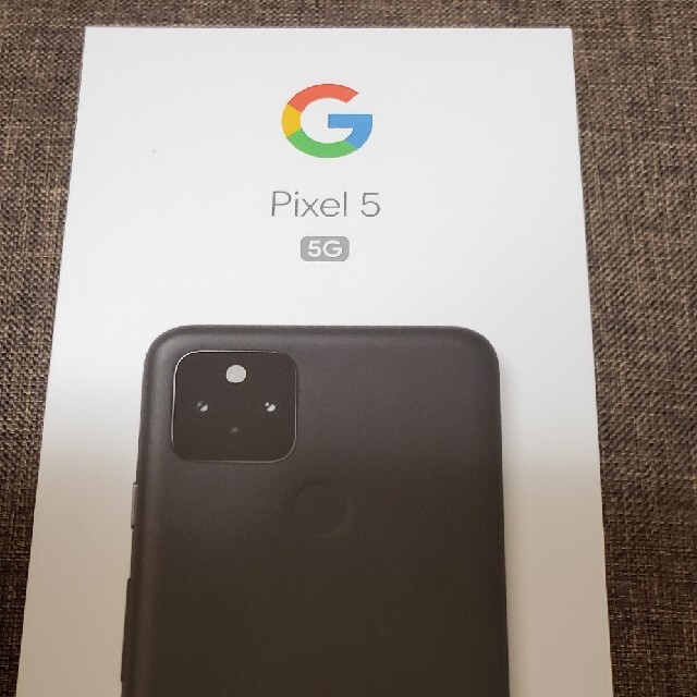 ジャストブラック容量新品未使用 pixel5 simロック解除済み