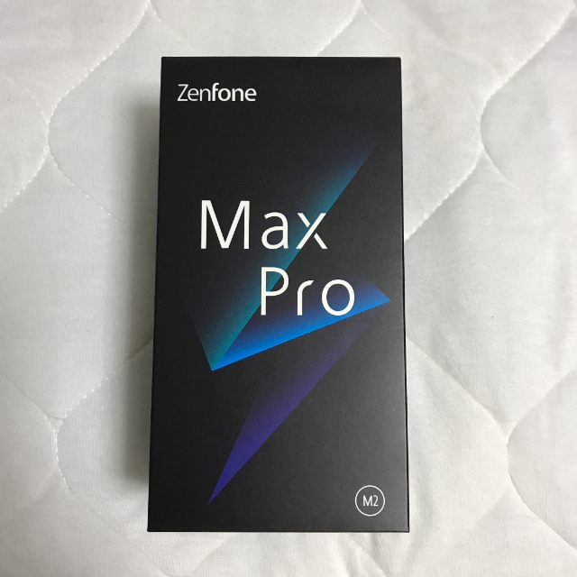 【新品未使用】ZenFone Max Pro（M2） ミッドナイトブルー