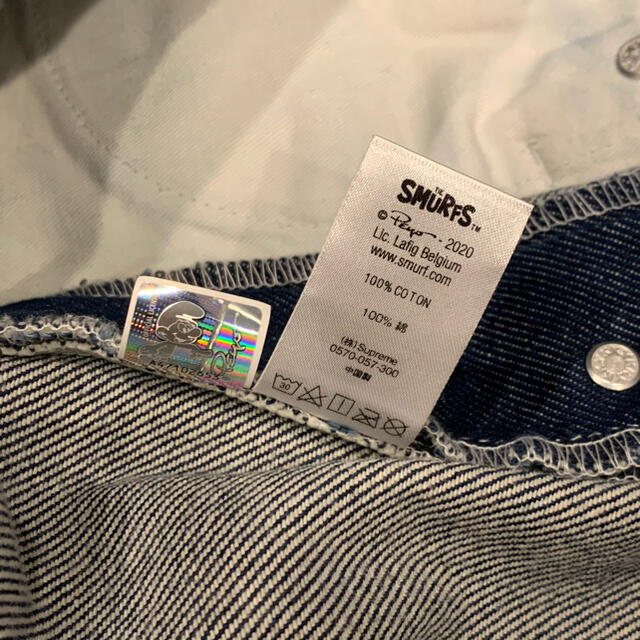 Supreme(シュプリーム)のSupreme Smurfs Regular Jean Indigo 30 メンズのパンツ(デニム/ジーンズ)の商品写真