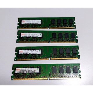 hynix PC2-6400U 2GB×4枚(PCパーツ)