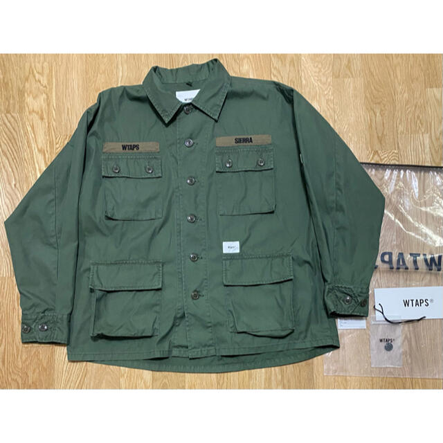 WTAPS JUNGLE LS OLIVE Sサイズ　ダブルタップス