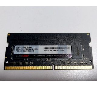 panram DDR4 PC4-17000 4GB(PCパーツ)