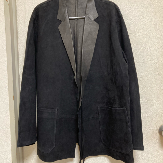 値下げ】グッチ レザージャケット スエード 黒 50 アウター | hh2.hu