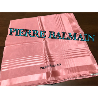 ピエールバルマン(Pierre Balmain)の未使用☆PIERRE BALMAINシルクスカーフ(バンダナ/スカーフ)