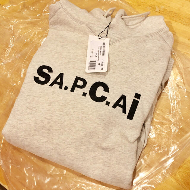 M SACAI × A.P.C. HOODIE TAIYO Grey