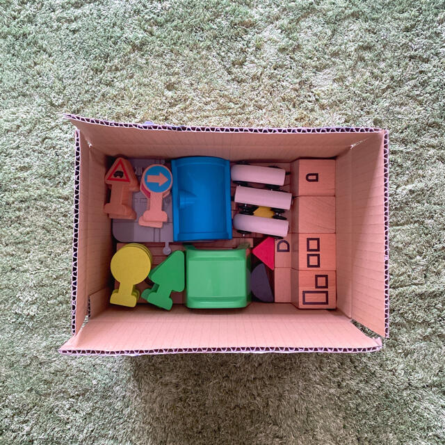 IKEA(イケア)のIKEA 木のプラレール キッズ/ベビー/マタニティのおもちゃ(電車のおもちゃ/車)の商品写真