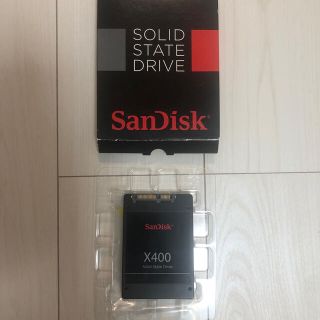 サンディスク(SanDisk)のSanDisk SATA3.0 SSD X400 128g 中古(PCパーツ)